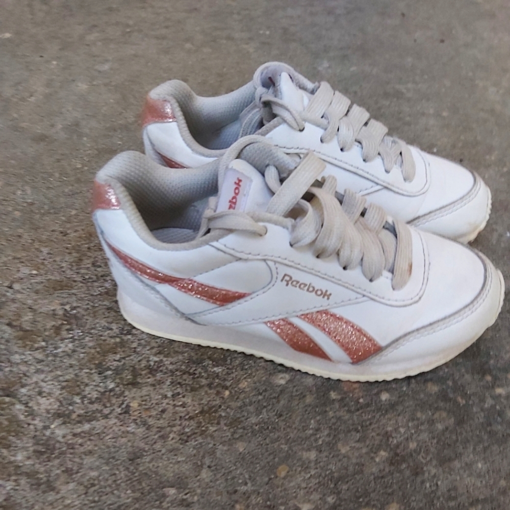 White and rose gold Reebok